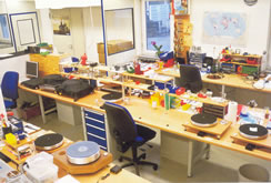 Montageraum für High End Plattenspieler