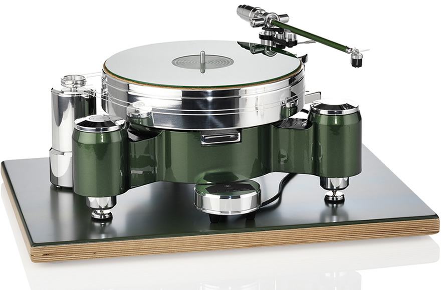 Solid Wood Round Green Soundboard