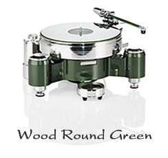 Solid Wood Round Green